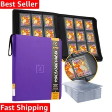 Elegant 9-Pocket Toploader Binder with 20 Bonus Toploaders - Ultimate Protection