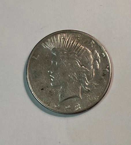 1923 S Philadelphia Peace Silver Dollar EF Condition 90% Silver In Capsule, AUTH