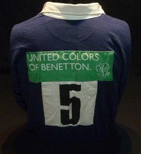 UNITED COLORS OF BENETTON RUGBY SHIRT #5 HEINEKEN CUP SIZE 42/44