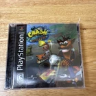 Crash Bandicoot Warped Sony PlayStation 1 Black Label CIB - lenticular cover
