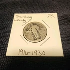 Standing Liberty Quarter 25C 1916-1930 Circulated Uncertified US Coin