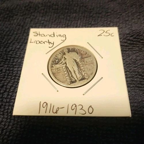 Standing Liberty Quarter 25C 1916-1930 Circulated Uncertified US Coin