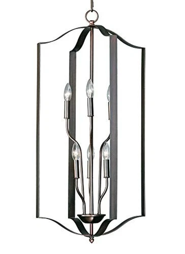 Maxim 10038OI Provident Pendant Ceiling Light, 6-Light 360 Watts, 36"H x 18"W... - Picture 3 of 4