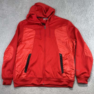 Puma Scuderia Ferrari Jacket Mens XXLarge Full Zip Hoodie Sweatshirt Red Racing