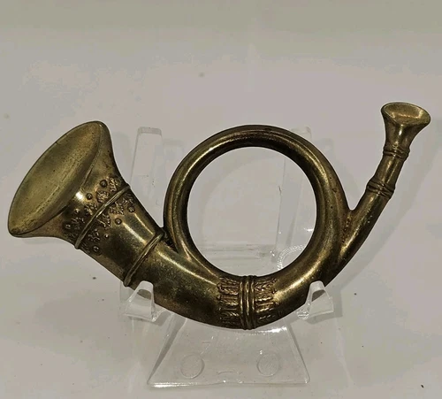 "Bugle" Brass Hat Insignia - Original/Bannerman