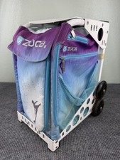 Zuca Sport Bag And White Frame - Ice Dreamz Ice Skating Purple Blue Used