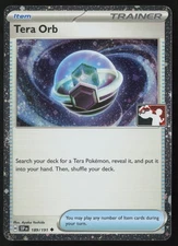 Pokemon Tera Orb 189/191 Prize Pack Series Cards Cosmo Holo Pack Fresh - NM