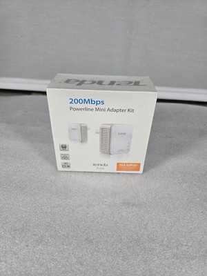 Tenda P200 200Mbps Powerline Mini Adapter Kit HomePlug AV - Neu VERSIEGELT