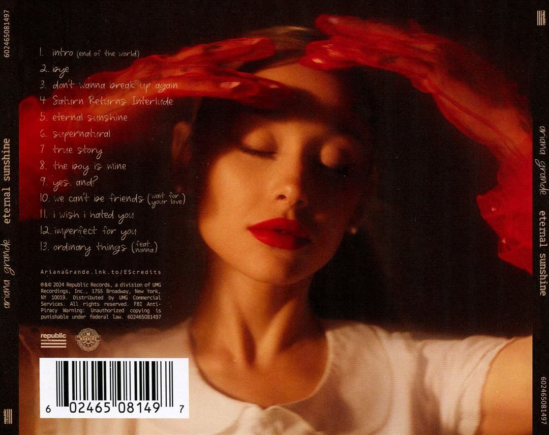 未開封Ariana Grande Eternal Sunshine 限定版 Eternal Sunshine (Exclusive Cover No. 1) LP - Ariana Grande