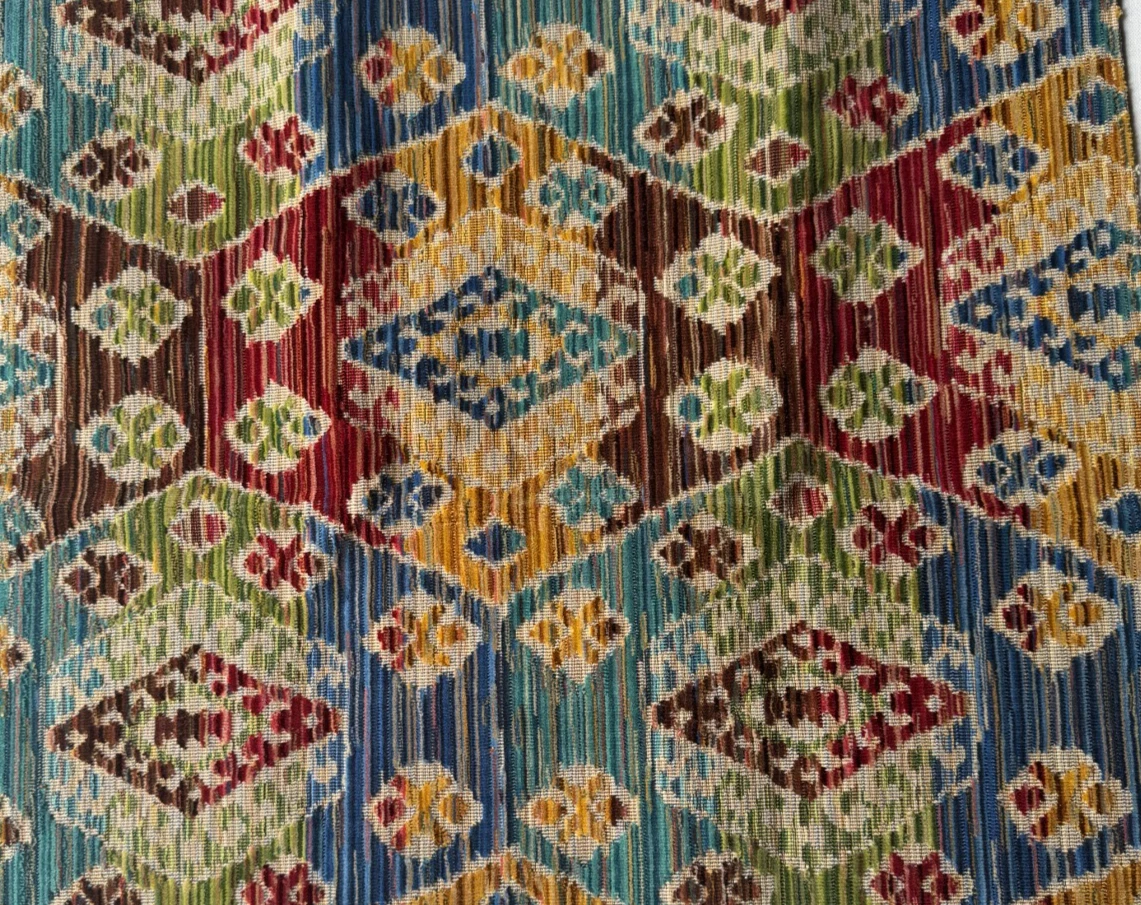 Lee JofaBisti Velvet Multi Designer Fabric Remnant 24"x24"