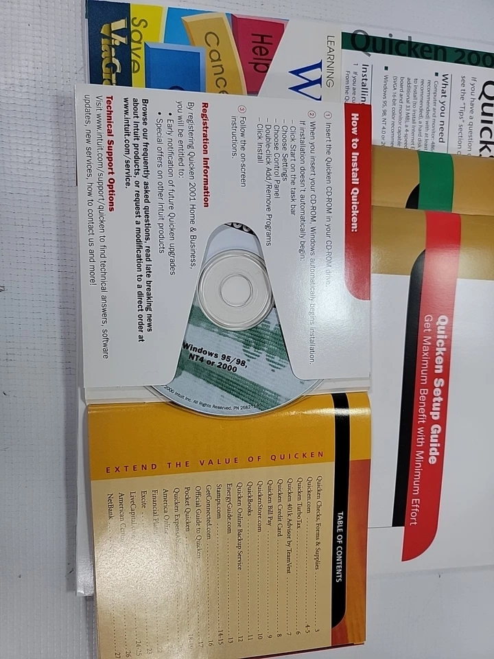 Quicken 2001 Home and Business For Windows 95/98/2000 - Image 4 of 4