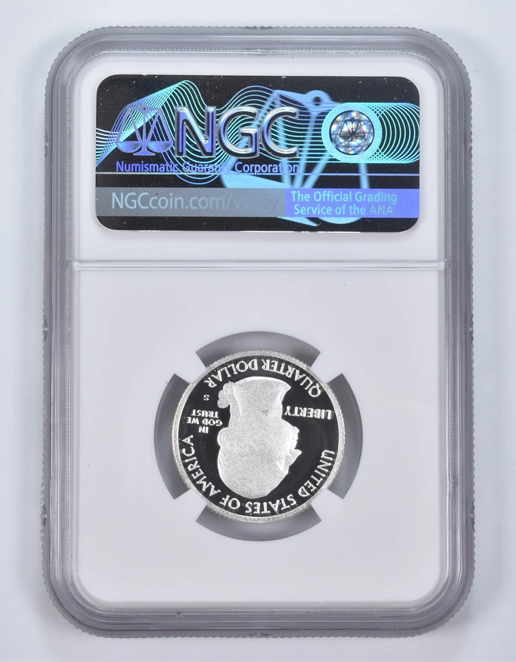 2013-S Silver PF69 ANT Mount Rushmore Quarter Limited Edition NGC *9003 - Image 2 of 4