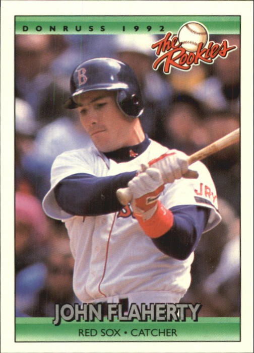 1992 Donruss The Rookies Baseball Card #37 John Flaherty RC