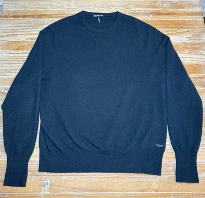 Sun Day Red 3D Cashmere Sweater Men s L Black Tiger Woods