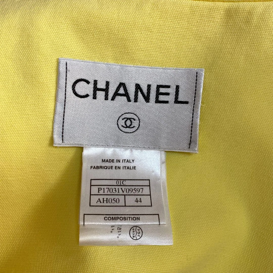 Giacca Cappotto CHANEL Giallo Limone 44