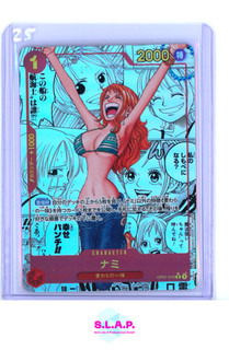 NAMI OP01 016 R ONE PIECE MANGA ALT ART COMIC PARALLEL JAPANESE 2022