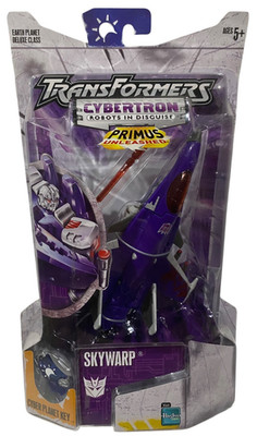 Transformers Cybertron Skywarp Deluxe Class Action Figure NEW 2005 Seeker Jet