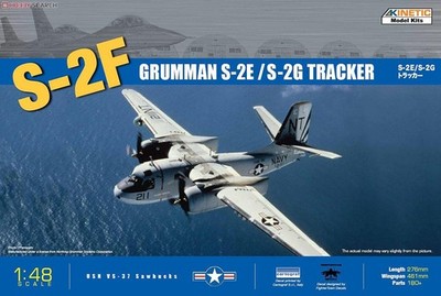 KINETIC K48024 1/48 S-2F GRUMMAN S-2E / S-2G TRACKER MODEL KIT