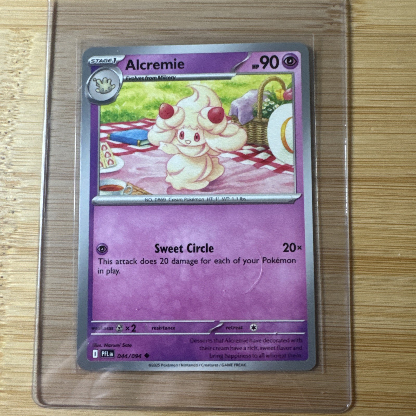 Pokemon 2025 ME02: Phantasmal Flames Card #44 Alcremie