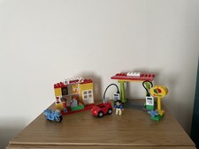 LEGO DUPLO: Gas Station (6171) 100% rare set petrol filling station and shop 