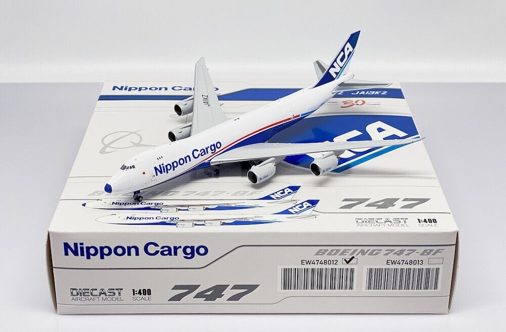 JC Wings 1:400 日本貨物航空 B747-8F JA11KZ B747-8F NIPPON CARGO AIRLINES REG: JA11KZ - JC WINGS