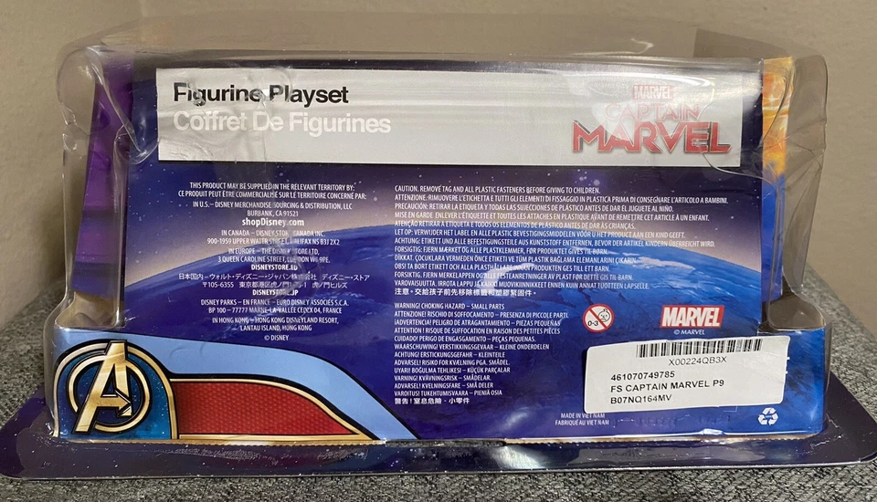 Disney Capitana Marvel 6 Piezas PVC Figura Juego Edad 3+ Nuevo Precintado Foto 4 de 4