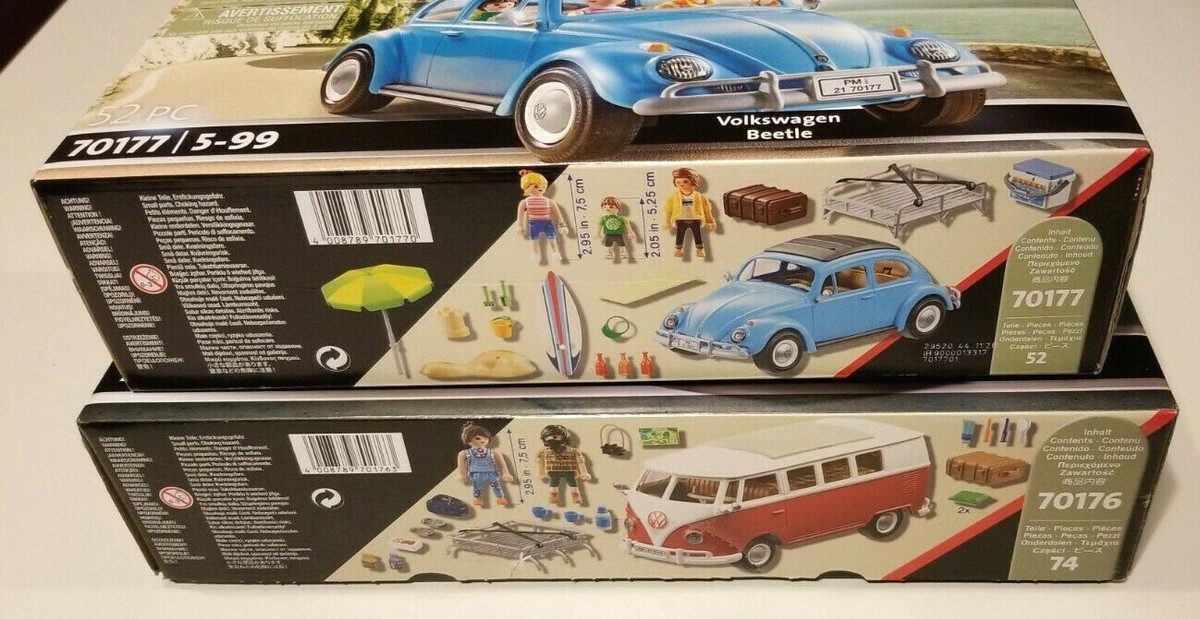 プレイモービル　3177 Playmobil 70177 Volkswagen Beetle 70176 T1 Camping Bus 2021