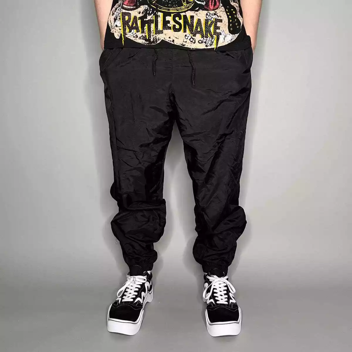 Nylon lined online sweatpants