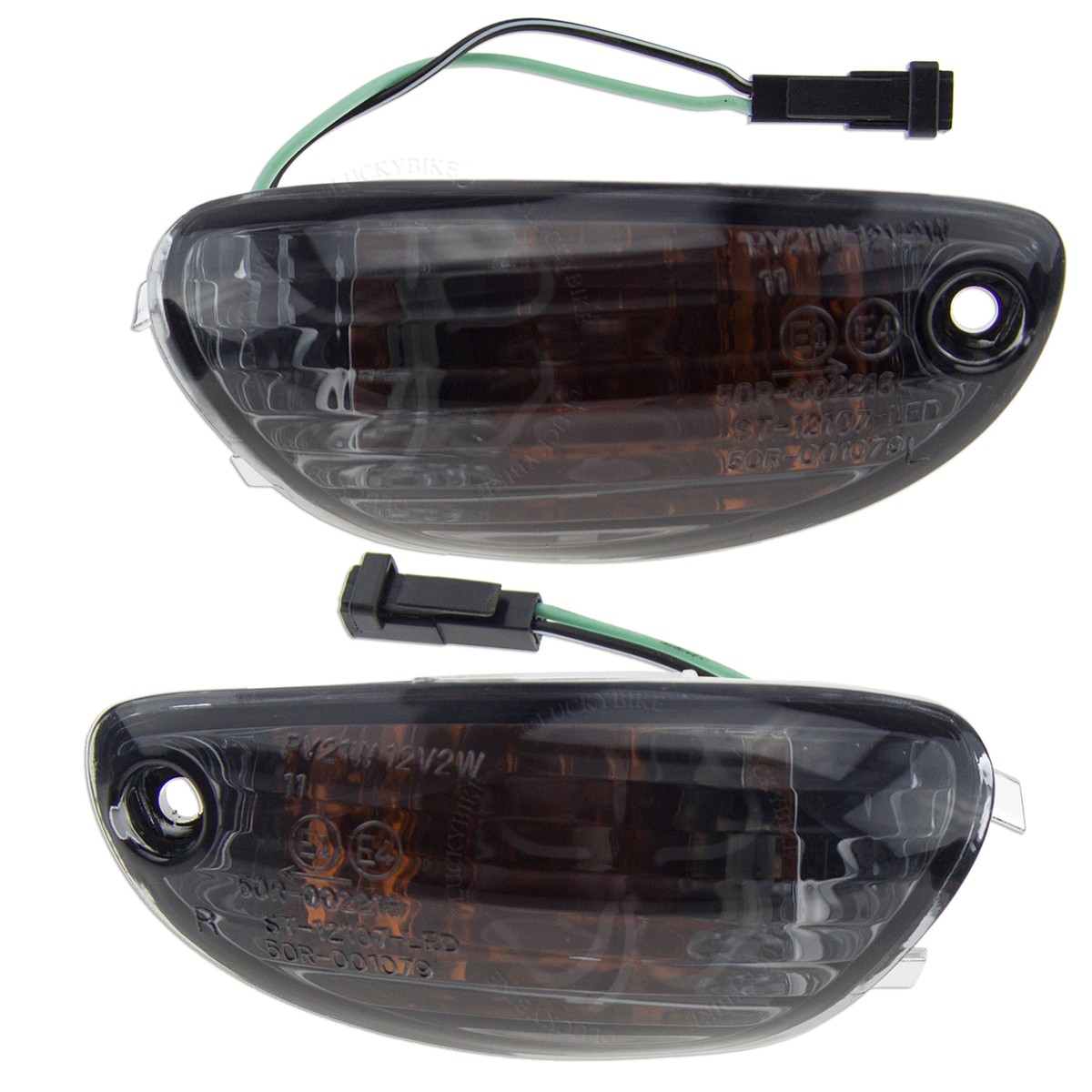 NoCut Front Mirror Turn Signal For Suzuki GSXR 600 750 Euro Light