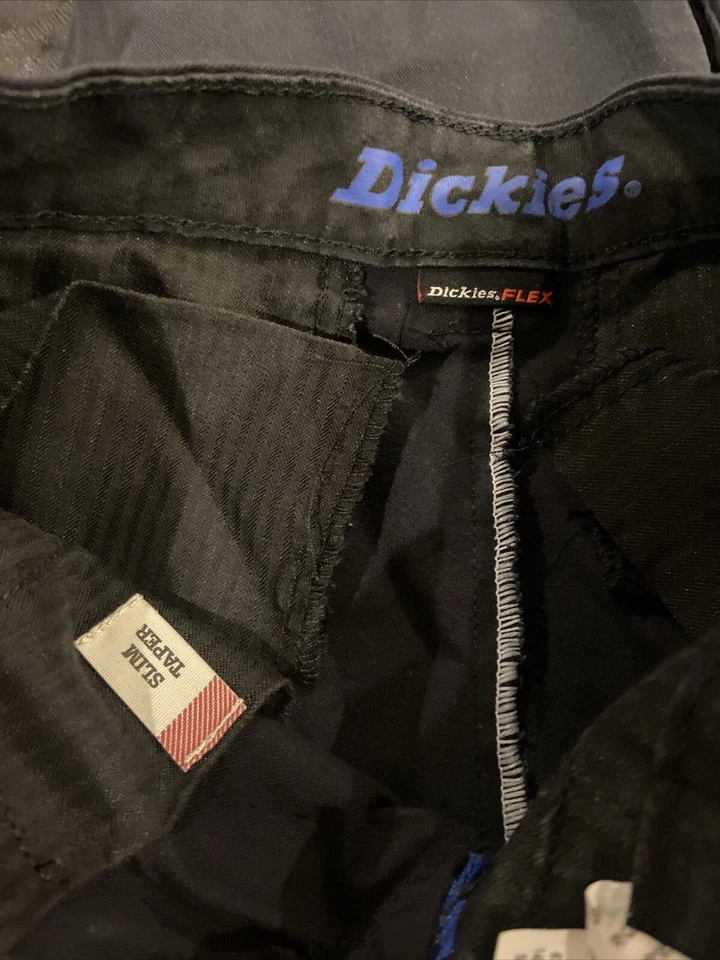 Pantalón Dickies Boy Slim Taper Flex Negro - Talla 10 Foto 2 de 4