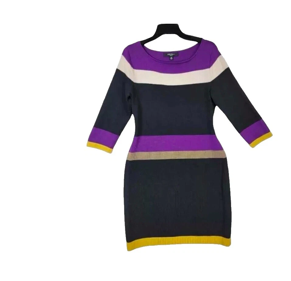 Vestidos de rayas de nylon Nine West para Mujeres