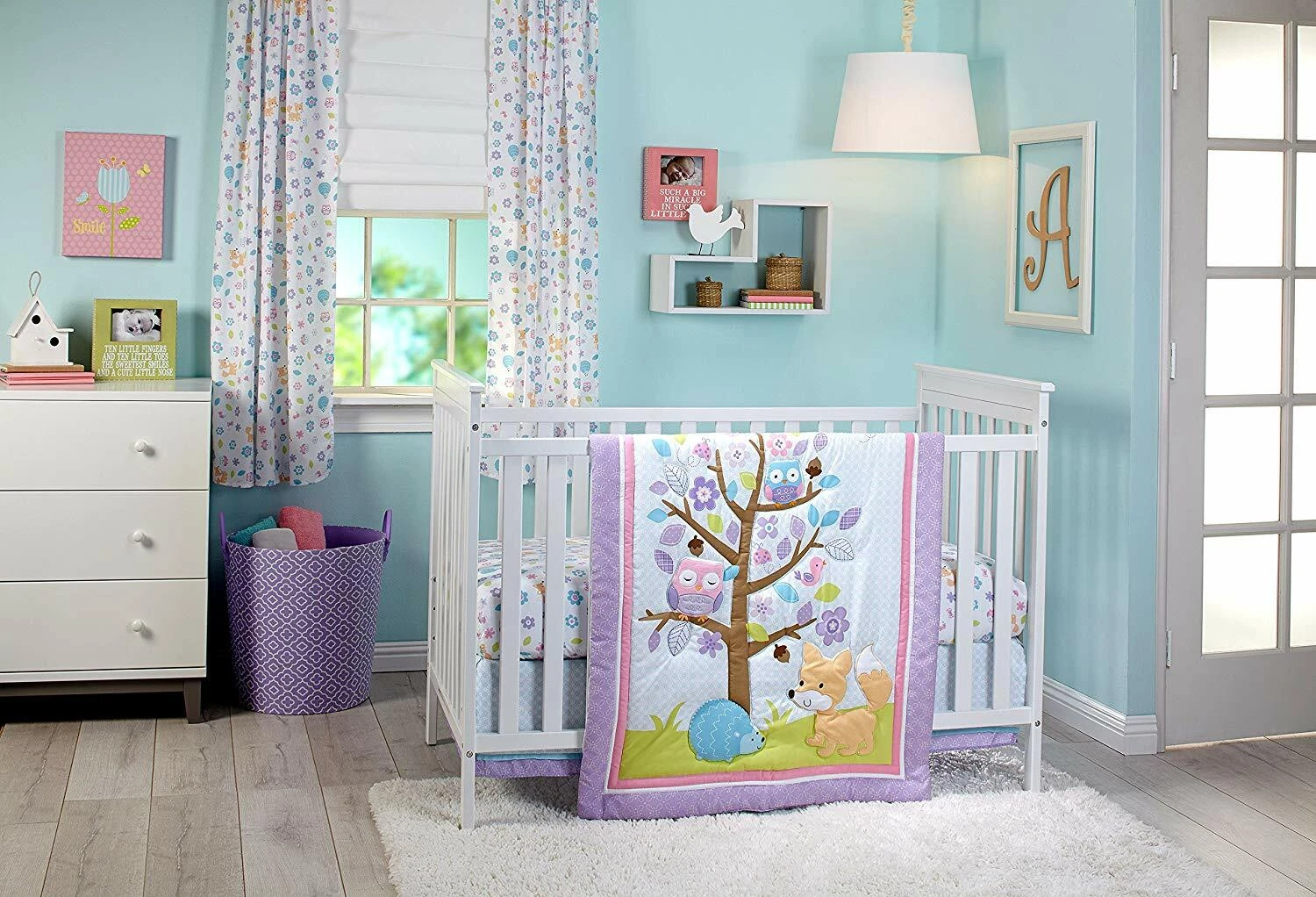 Little Love NoJo Adorable Orchard 3Pcs Crib Bedding - see details 🌟