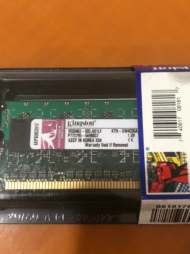 Kingston KTH-XW4200AN/512 512MB Module HP P/N: 382509-001 Memory RAM - Image 3 of 4