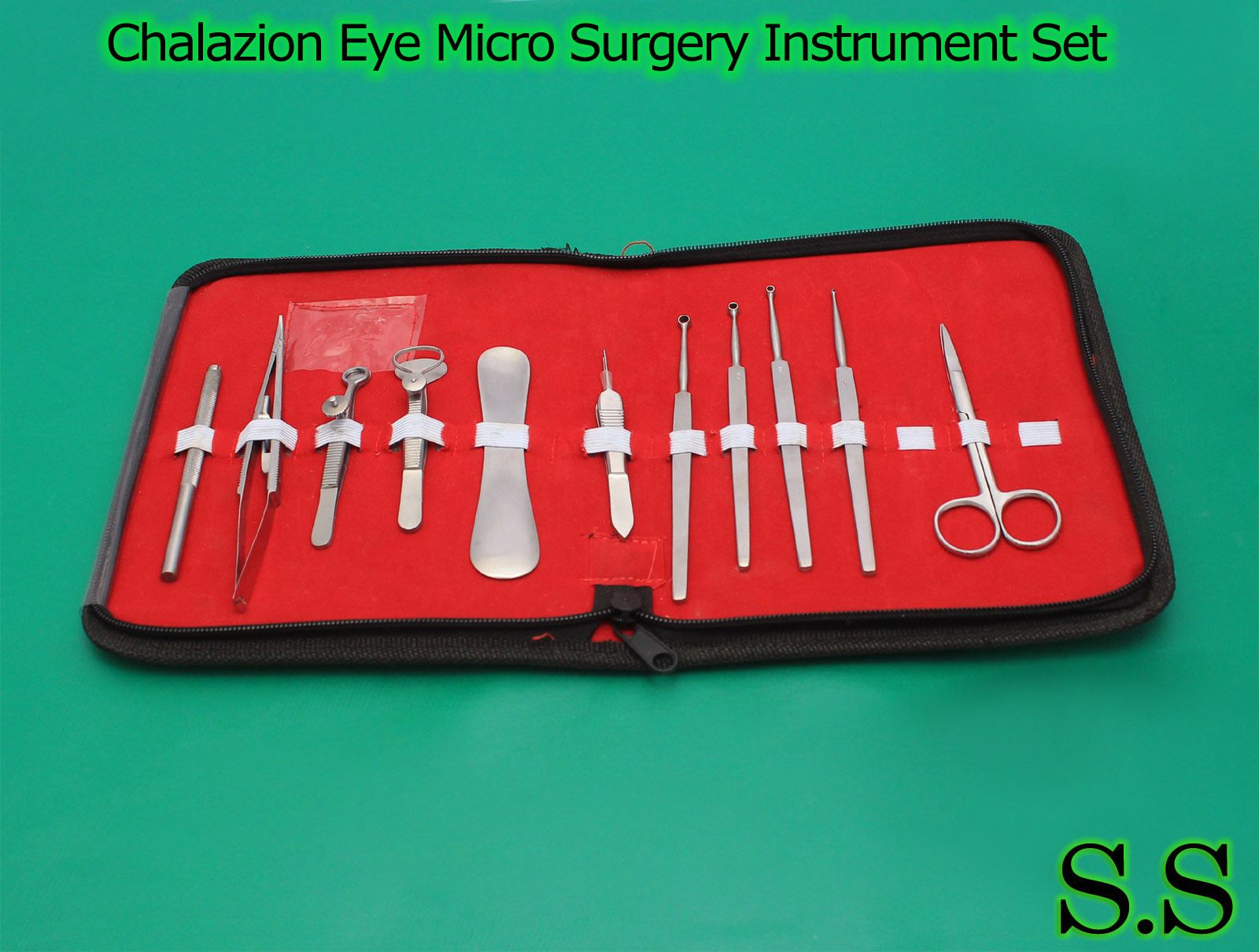 11 Pieces Chalazion Eye Micro Surgery Instrument Set In Pouch DS-915 | eBay