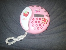 Strawberry Shortcake SS210 Single Line Corded Phone- UNTESTED SOLD AS IS