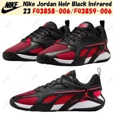 Nike Jordan Heir Black Infrared 23 FQ3858-006/FQ3859-006 Men's Size