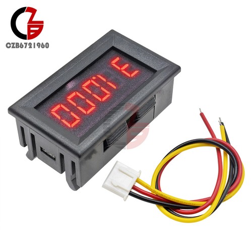 3-Draht 5 Ziffern 0,36 Zoll DC 0-33.000V rot LED Digital Voltmeter Spannungsmesser Panel - Bild 4 von 8