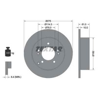 Textar 2X Bremsscheibe 92185803