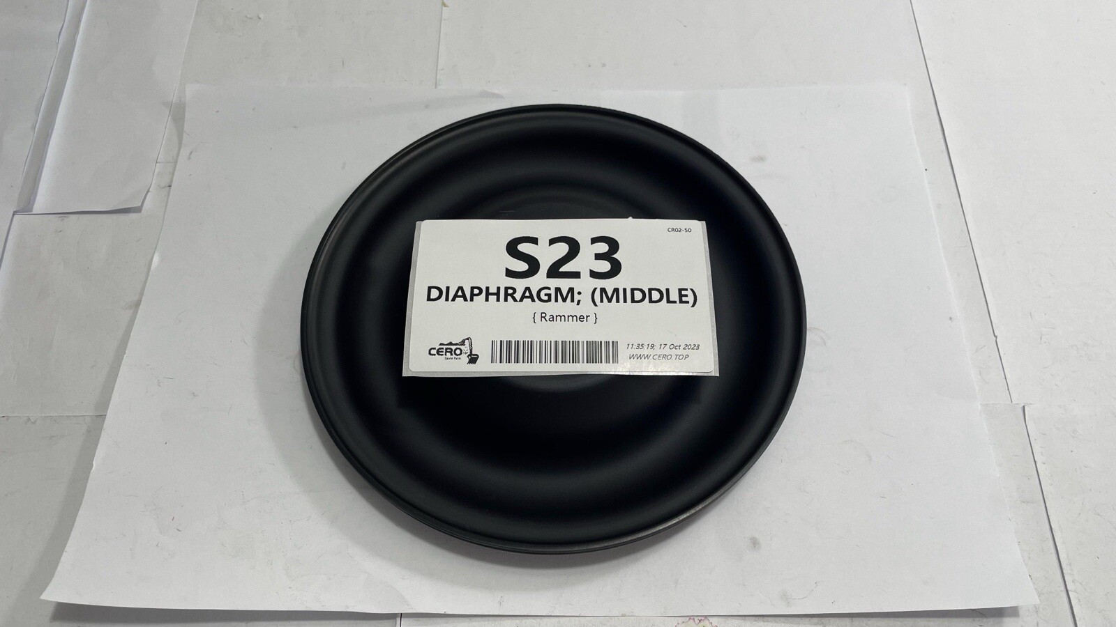 RAMMER S23 DIAPHRAGM 300688 MEMBRANE | eBay