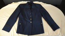 REGULATION USAF USAFA CADET U.S. AIR FORCE 4 BUTTON DRESS BLUE JACKET 11S FEMALE