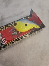 Discontinued Lucky Craft Fat CB B.D.S. 2 Crack Blue Squarebill Crankbait BDS 2