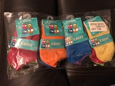 Infant Toddler socks low cut 12 pair fun colors size 4-6 for to 2-5 yr old NIP