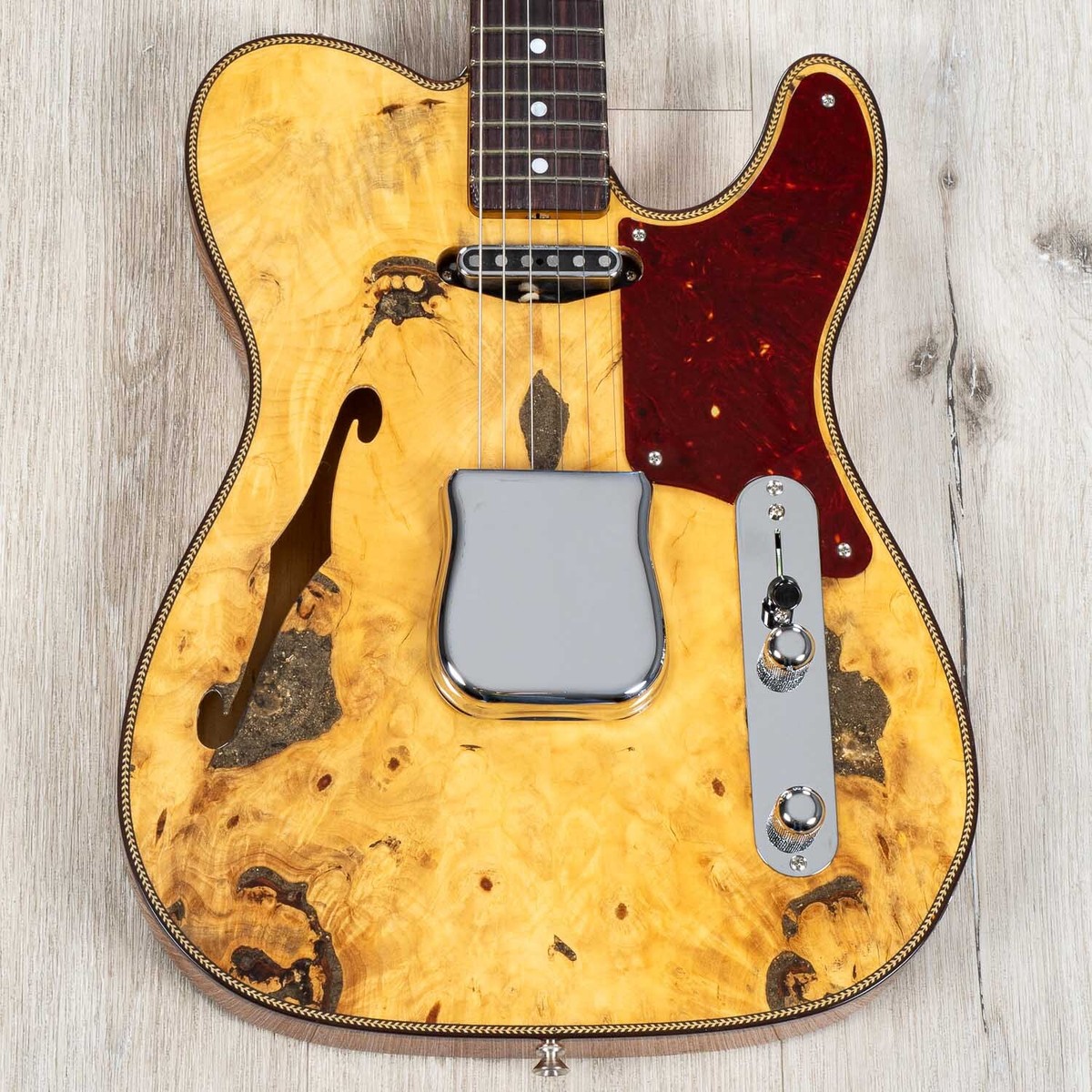 Mint Fender Custom Shop Artisan Buckeye Double Esquire NOS Guitar