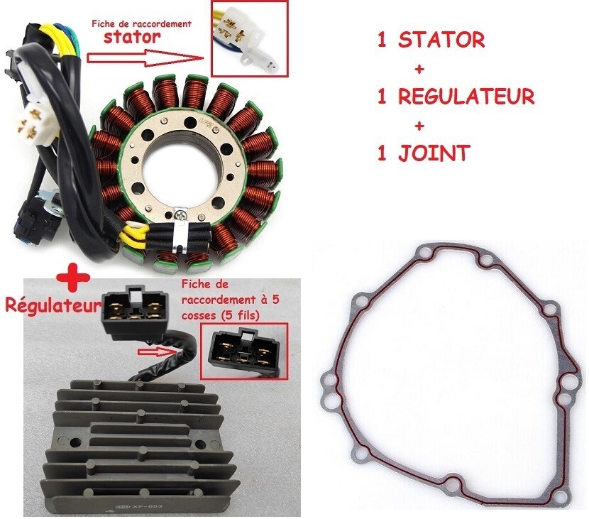 Régulateur de tension pour GSX 1300 avec stator anti surchauffe