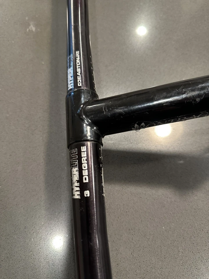 RARO Bontrager Vástago 1" y Manillar Combo Fijado! Pluma 135mm 22.2mm MTB ATB 90s Foto 3 de 4