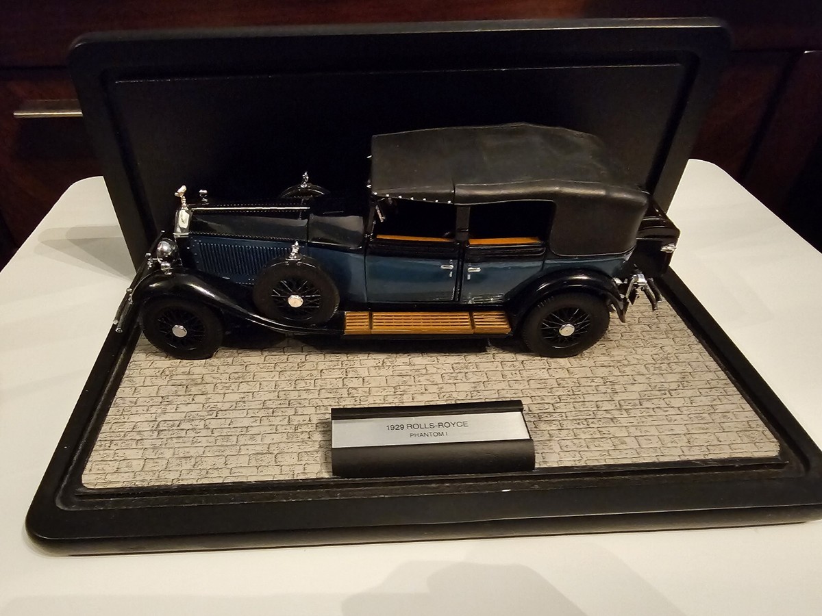 Franklin Mint 1929 Rolls Royce Phantom I Vintage Model - 1989 - w