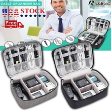 Digital Storage bag Portable Electronics Travel Organizer USB Cable Case Gadget
