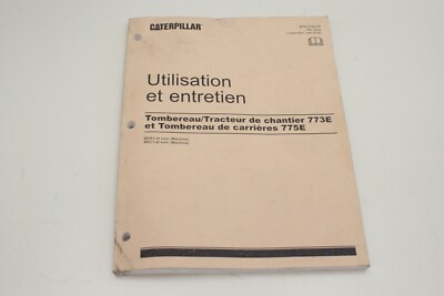 CATERPILLAR SFBU7590-05 733E 755E 2004 Utilisation et entretien Service Manual