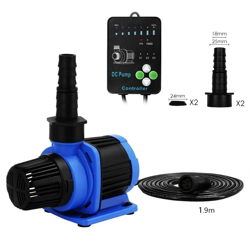 Bomba de agua externa sumergible DC 24v con controlador bomba de retorno ajustable Foto 3 de 4