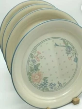 Set of 4 Corelle Dinner Plates Spring Floral SYMPHONY 10¼" EXCELLENT CONDITION 